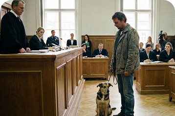 cane in tribunale